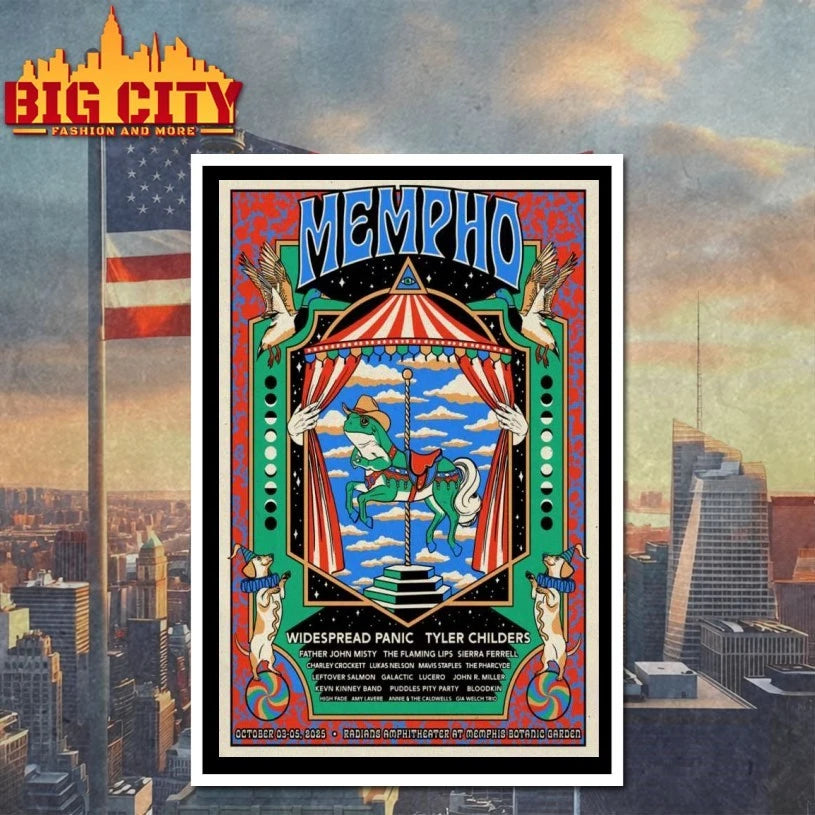 2025 Mempho Music Festival Poster shirt