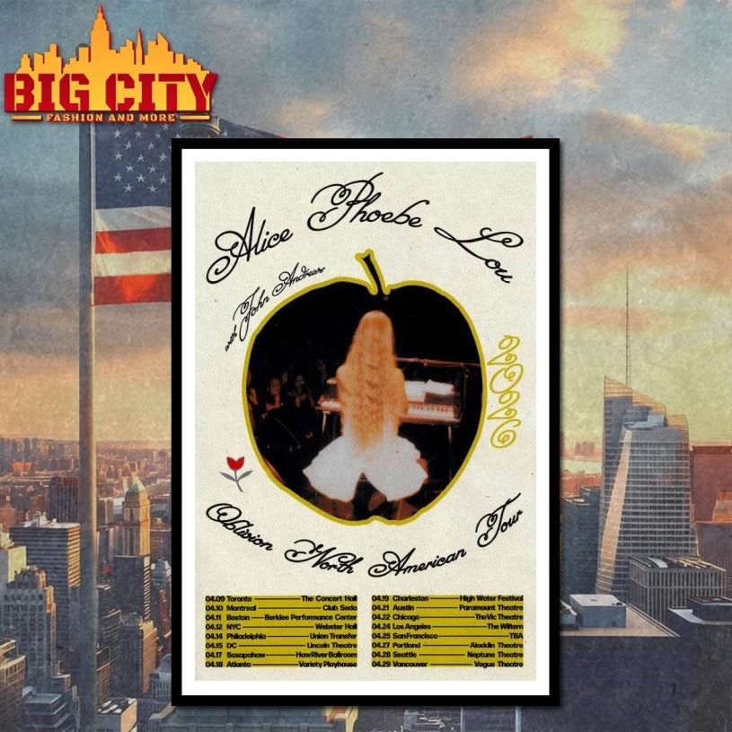 Alice Phoebe Lou Tour 2026 Poster shirt