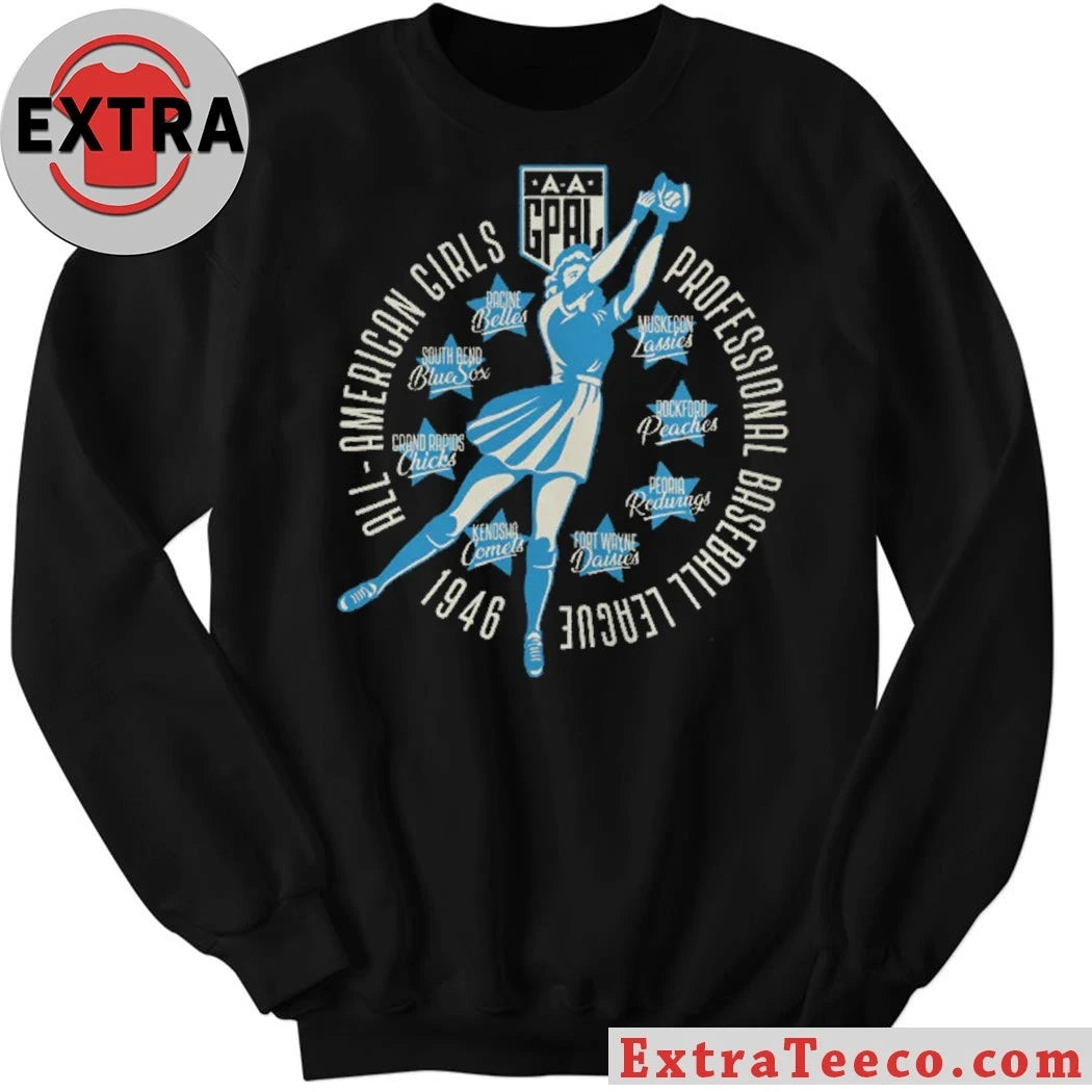 All-American Girls Professional Baseball League (AAGPBL) Diamond Collection 1946 Shirt
