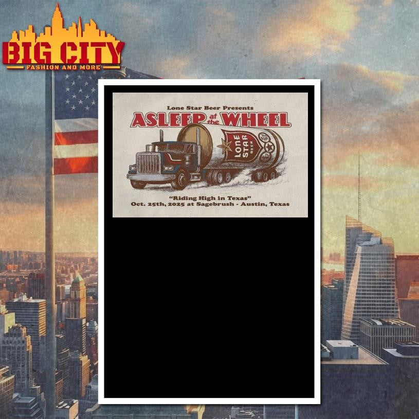 Asleep At The Wheel October 25 2025 Austin Texas Poster Shirt