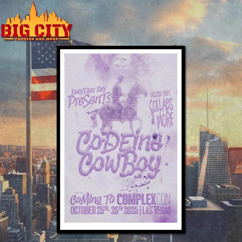 Babyface Ray Oct 25 26 2025 ComplexCon Las Vegas Poster shirts