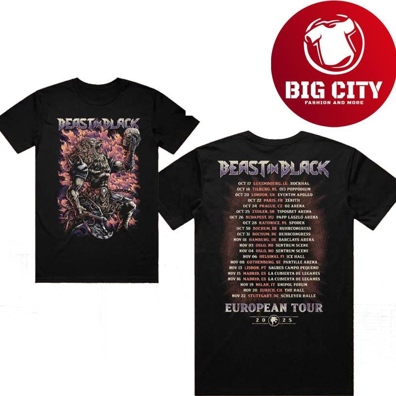 Beast In Black European Tour 2025 Shirt