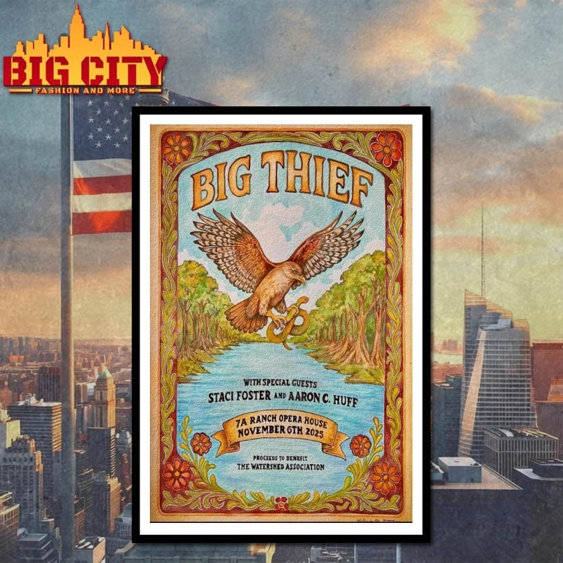 Big Thief Wimberley, Texas 2025 Poster shirts