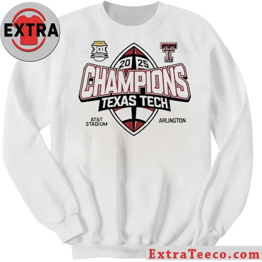 Celebrating the Texas Tech Red Raiders’ 2025 Big 12 Football Championship AT&T Stadium, Arlington Shirt