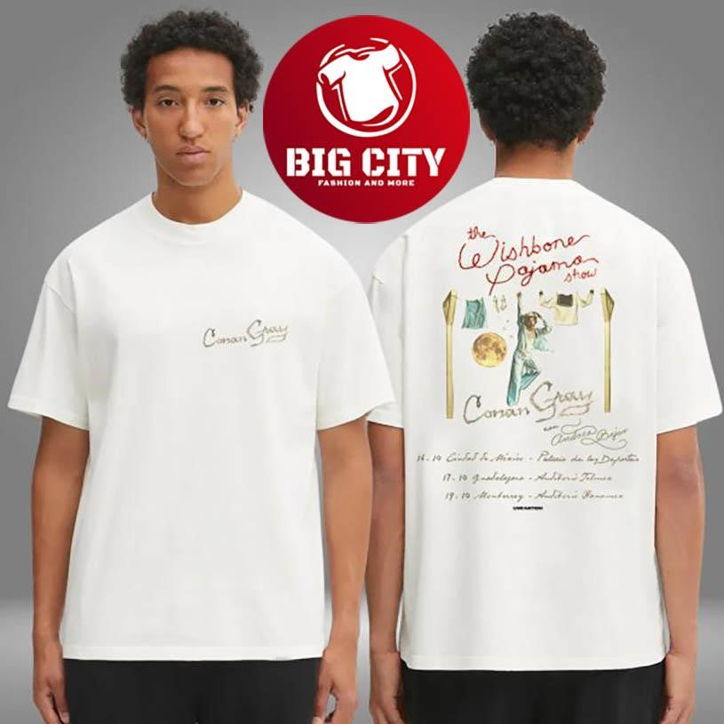 Conan Gray The Wishbone Pajamo Show Mexico Schedule Shirt