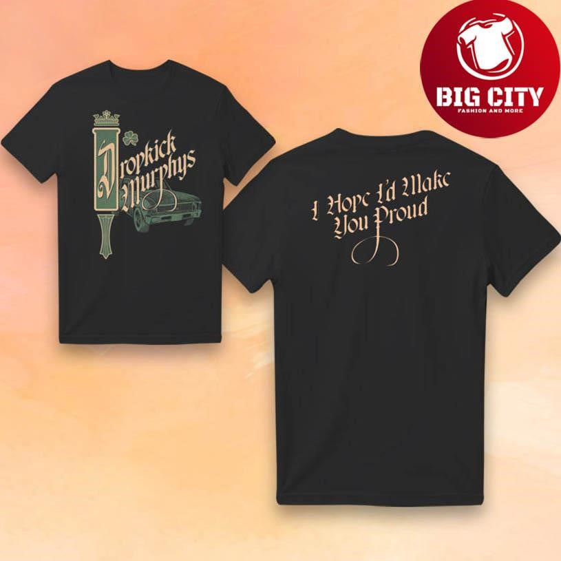 Dropkick Murphys Chesterfields And Aftershave 2025 New Two Sided Shirt
