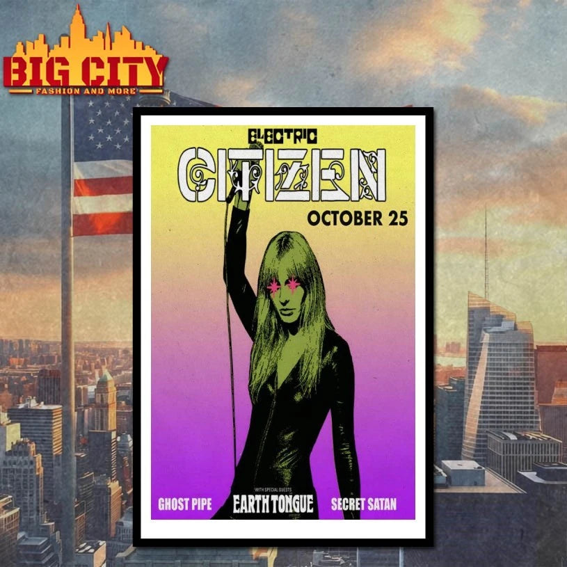 Electric Citizen Oct 25 2025 Grand Rapids Tour Poster shirt