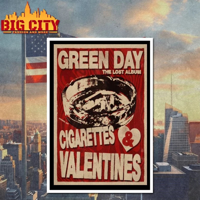 Green Day The Lost Album Cigarettes & Valentines Poster Shirt