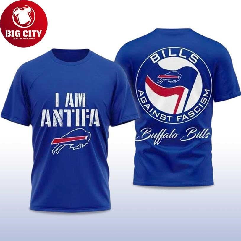 I Am Antfa Bills Against Fascism 2025 New Two Sided Shirt