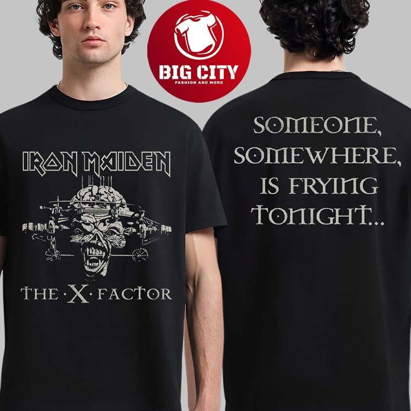 Iron Maiden The X Factor 30th Anniversary FC 2025 Two Sided Shirt