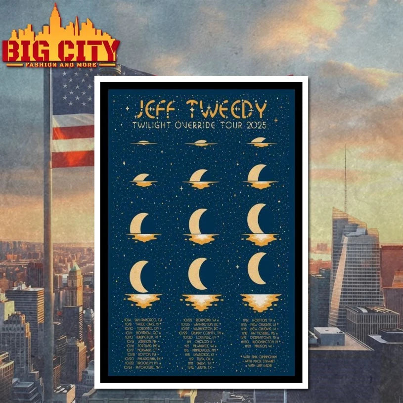 Jeff Tweedy Twilight Override 2025 Tour Poster shirt