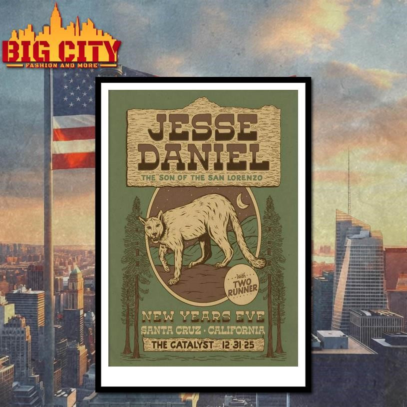 Jesse Daniel Dec 31 2025 The Catalyst Santa Cruz CA Poster Shirt