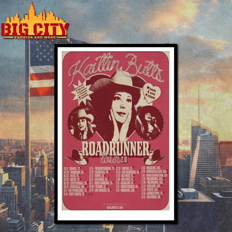 Kaitlin Butts The Roadrunner Tour 25 Poster Shirt
