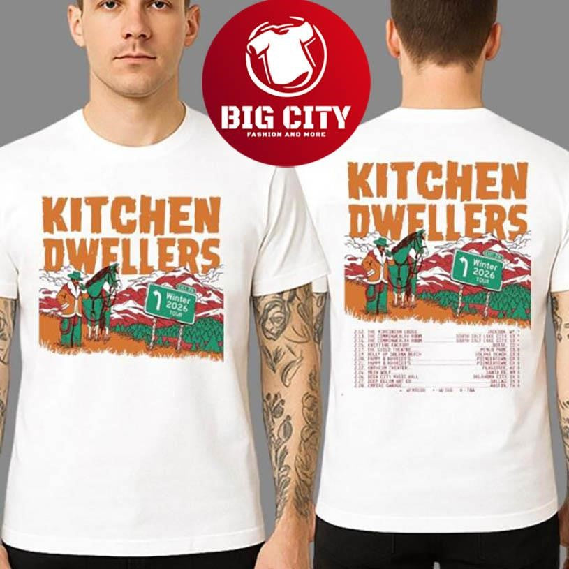 Kitchen Dwellers Winter 2026 Tour Dates List For February 2026 New Shirt