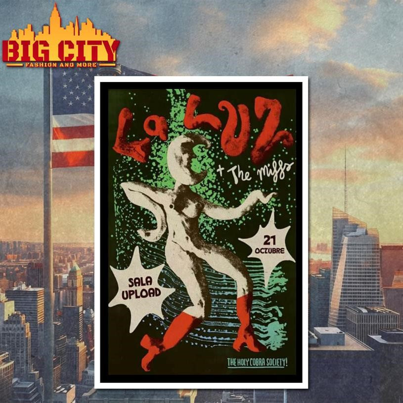 La Luz Sala Upload Barcelona October 21 2025 Poster Shirt