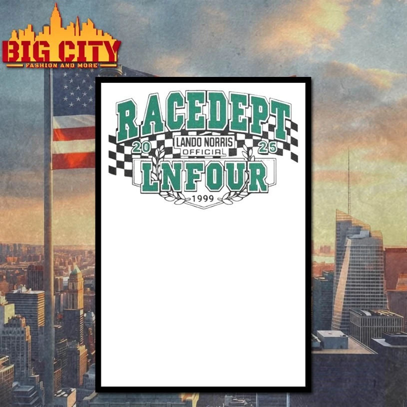 Lando Norris Merch Store Race Dept Flag Shirt