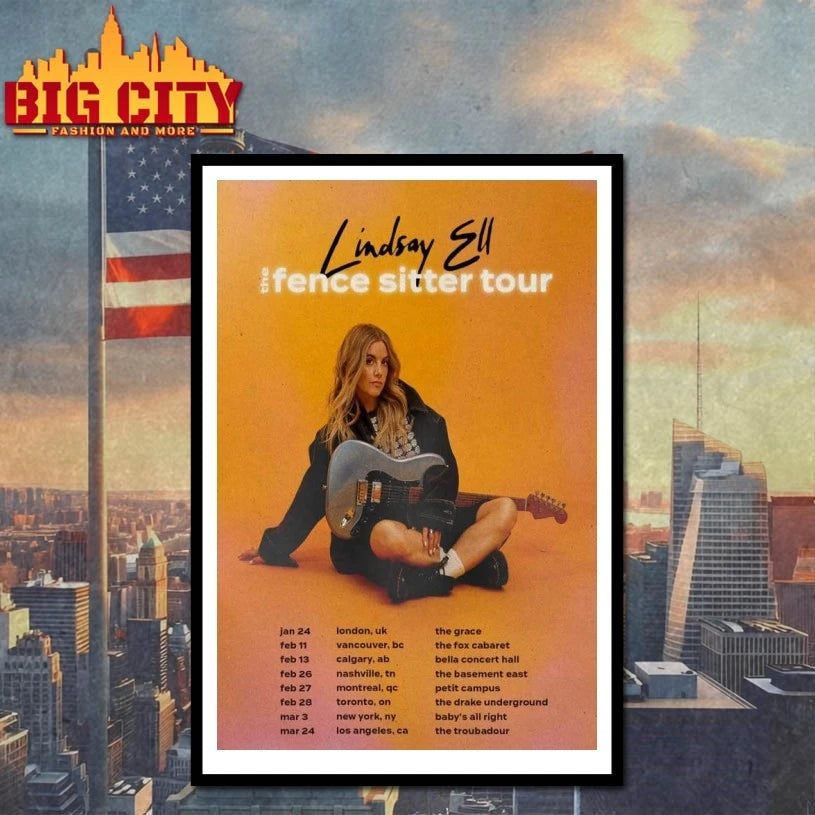 Lindsay Ell Fall Tour 2026 Poster shirts