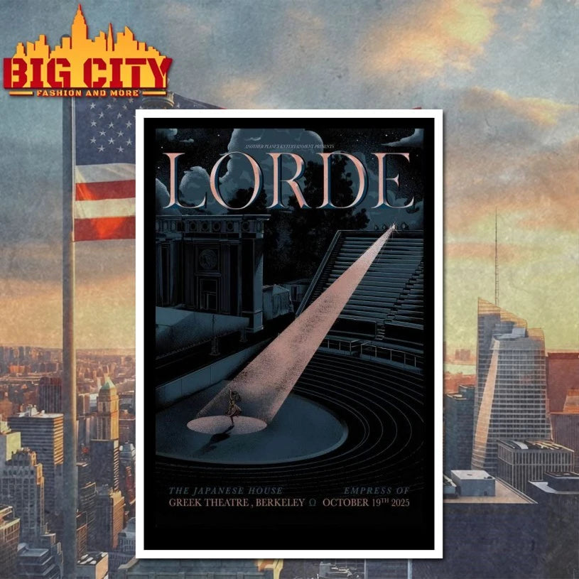 Lorde Oct 19 2025 The Greek Theatre Show Poster Shirt