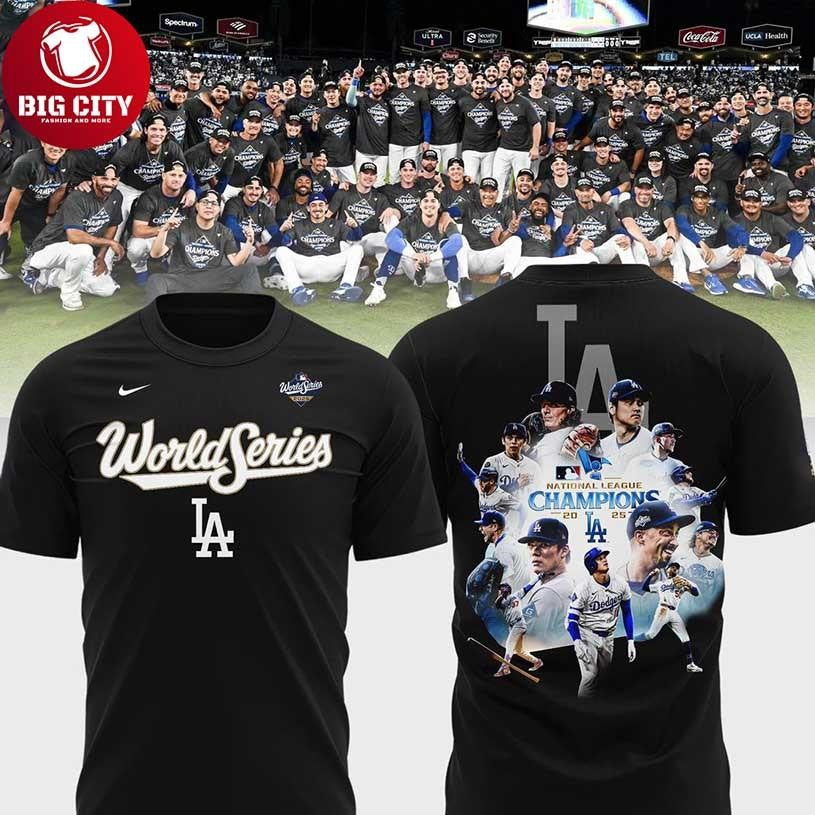 Los Angeles Dodgers World Series Champions 2025 New Two Sided Shirt