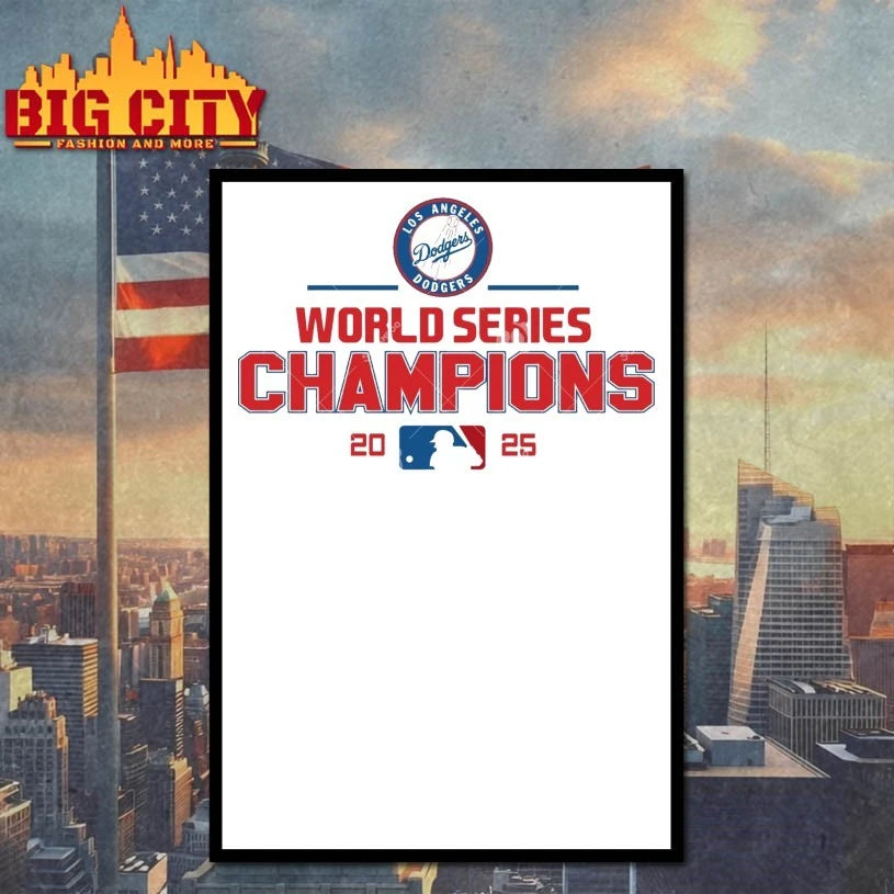 MLB Dodgers World Series Dodgers Champions 2025 Shirt