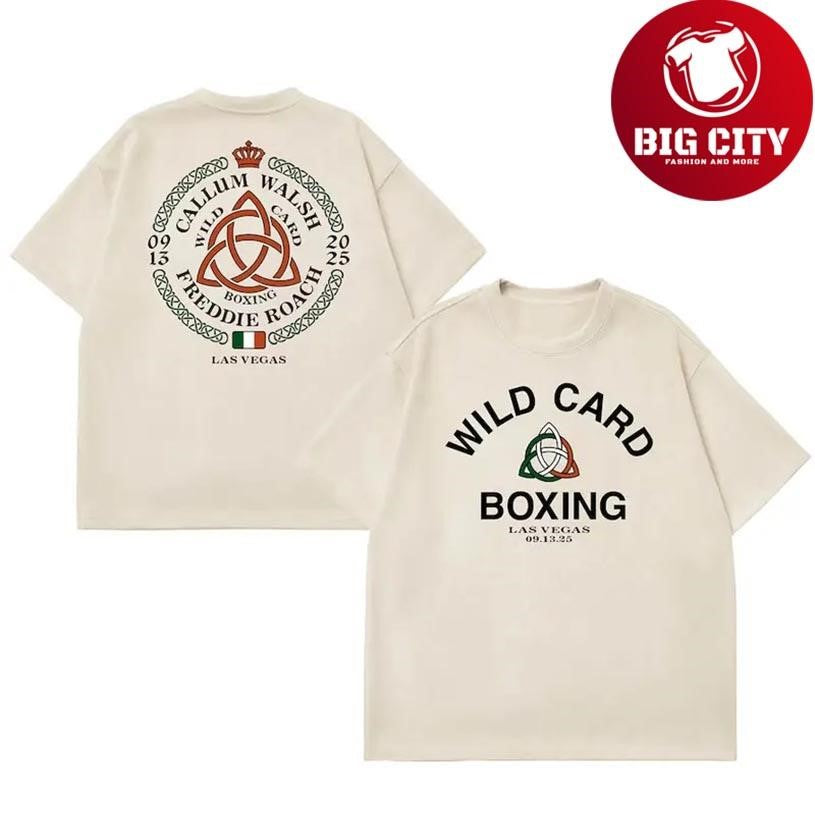 Mens Callum Walsh Boxing Shirt 2025 New Two Sided Shirt