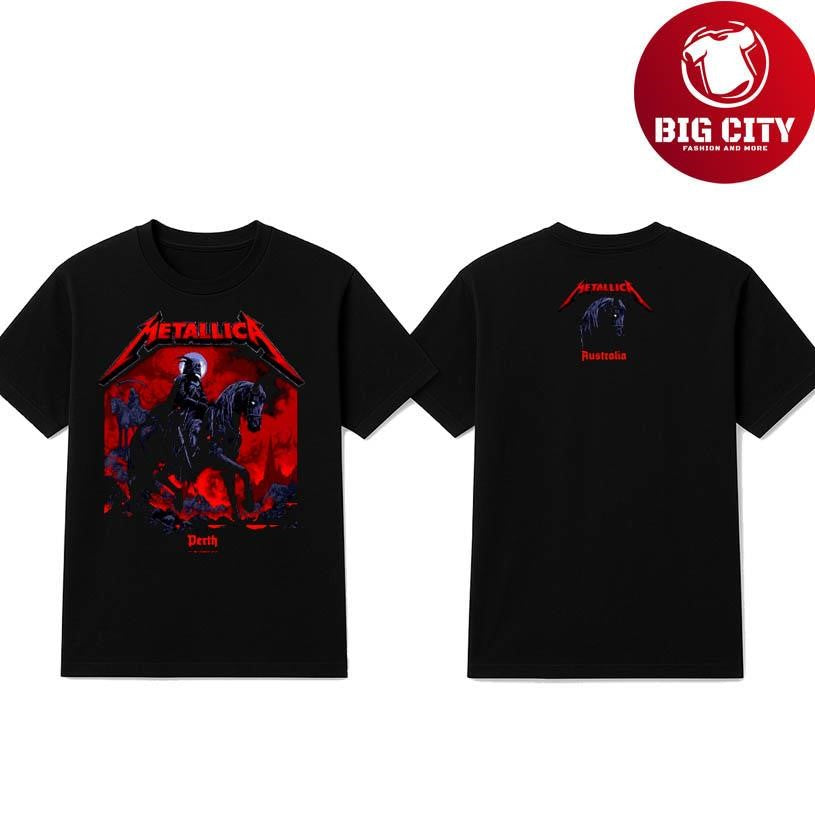Metallica M72 Perth Australia 2025 Two Sided Shirt