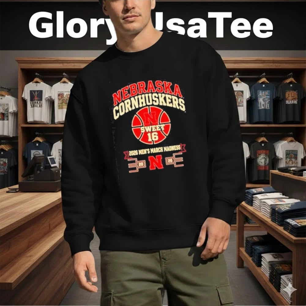Nebraska Cornhuskers Sweet 16 2026 Men’s March Madness classic Shirt