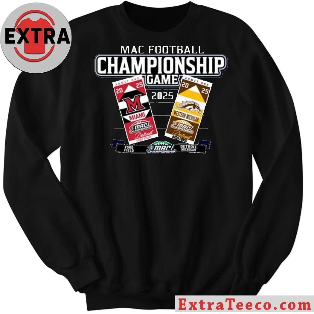 Official Blue 84 MAC Grey 2025 Football Championship Game T-Shirt