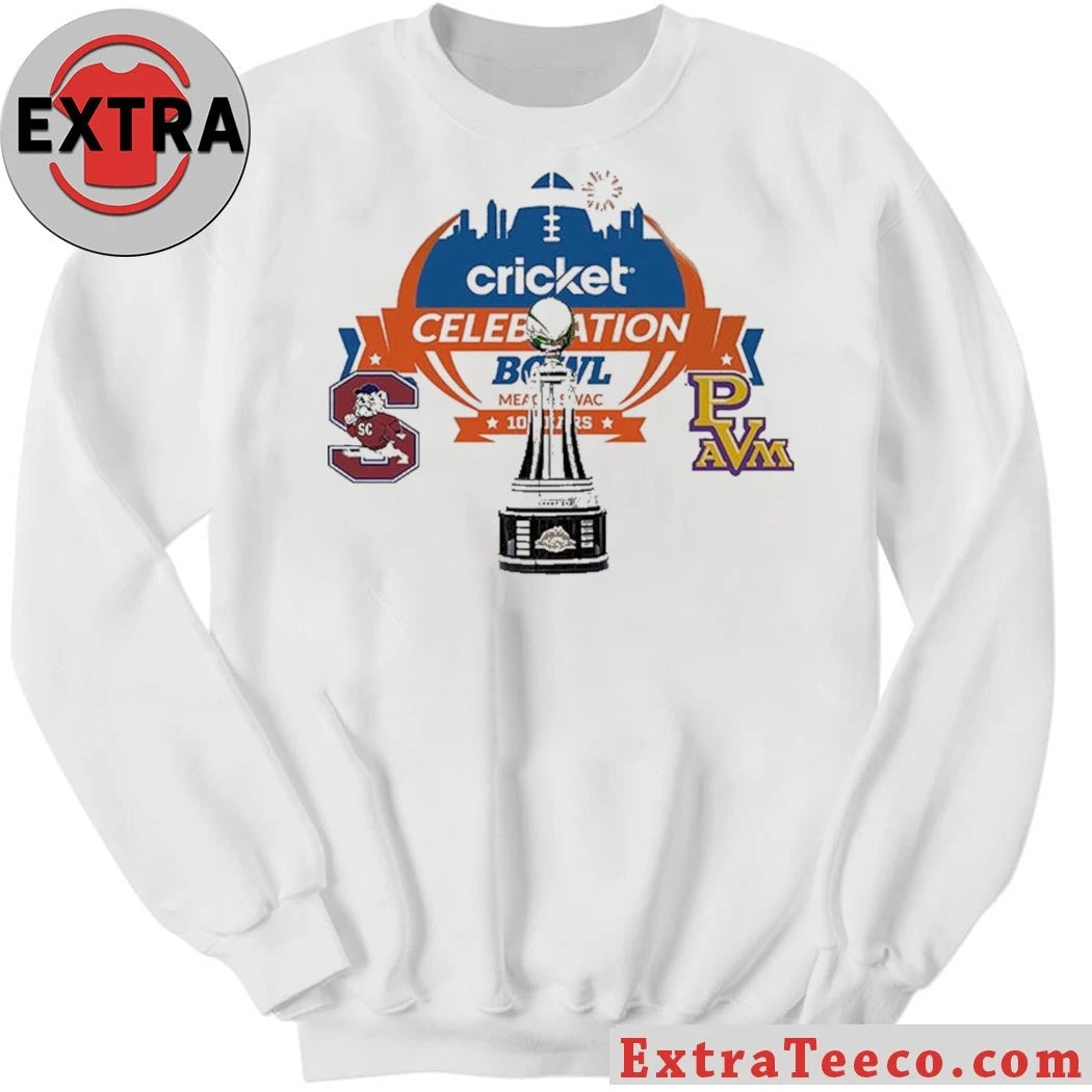 Official Cricket Celebration Bowl South Carolina State Bulldogs Versus Prairie View A&M Panthers Bowl Season College Football 2025 2026 Logo Shirt
