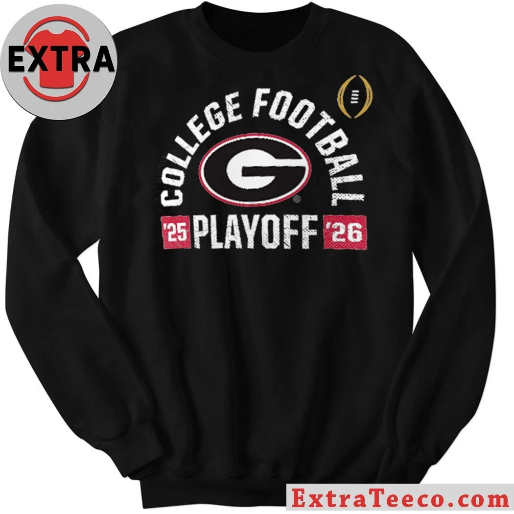 Official Georgia Bulldogs 2025-26 College Football Playoff Touchdown Glory Shirt