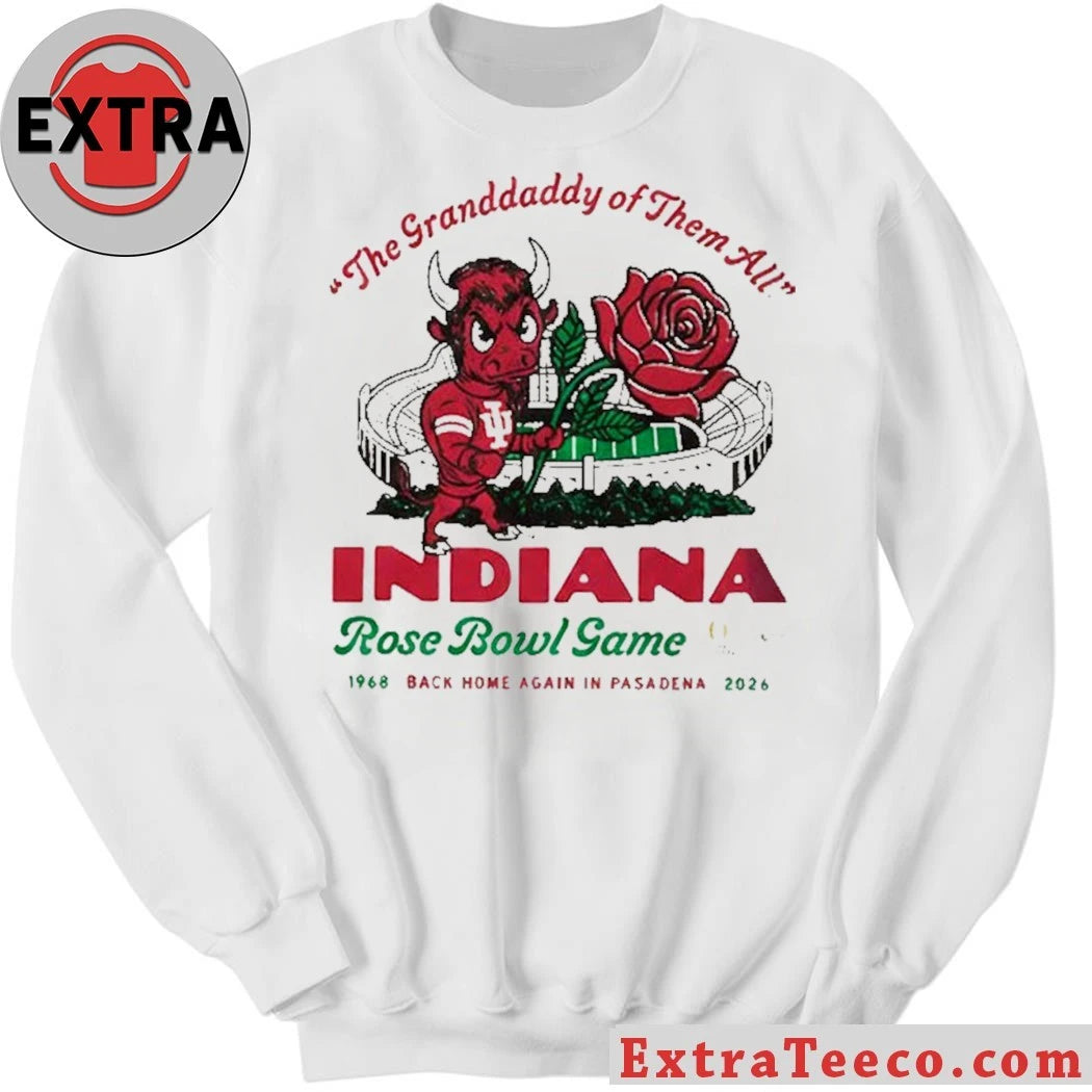 Official The Rose Bowl commemorates the Indiana University Hoosiers football team, alluding to their 1968 game and their anticipated return in 2026 Shirt