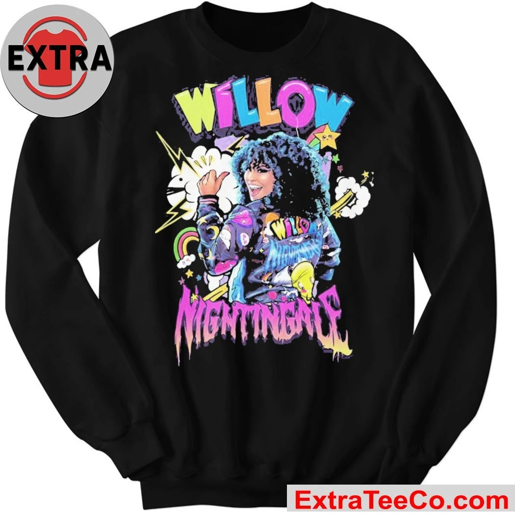 Official Willow Nightingale Aew Graphic Series Shirt