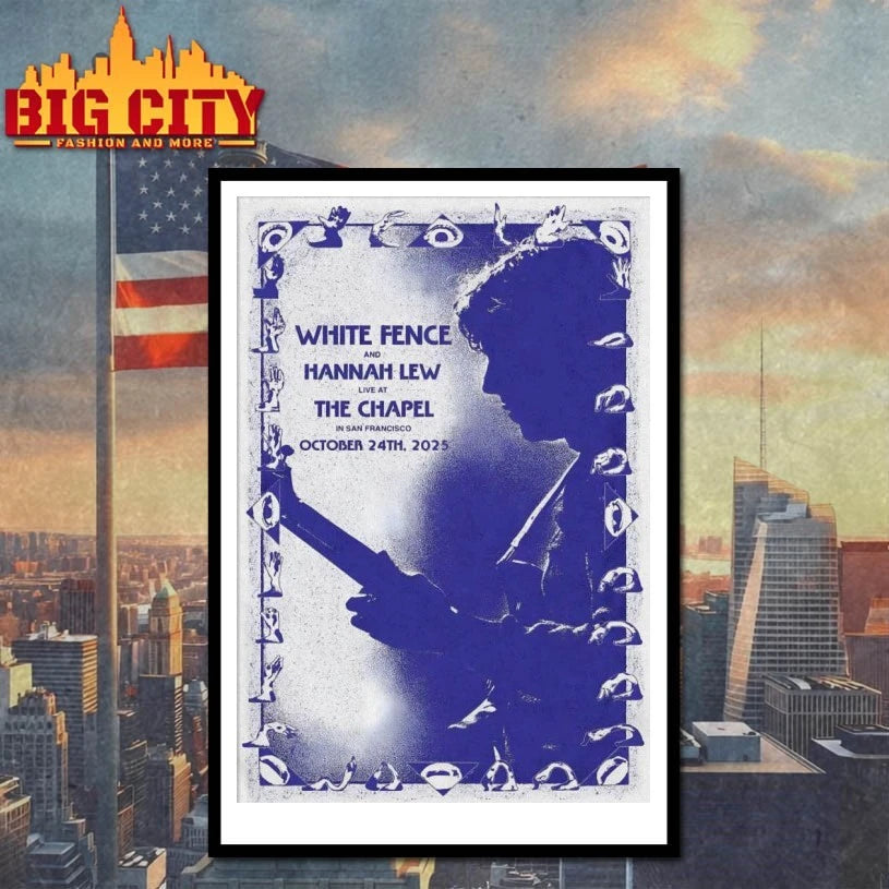 Original White Fence And Hannah Lew Oct 24 2025 San Francisco Tour poster shirt