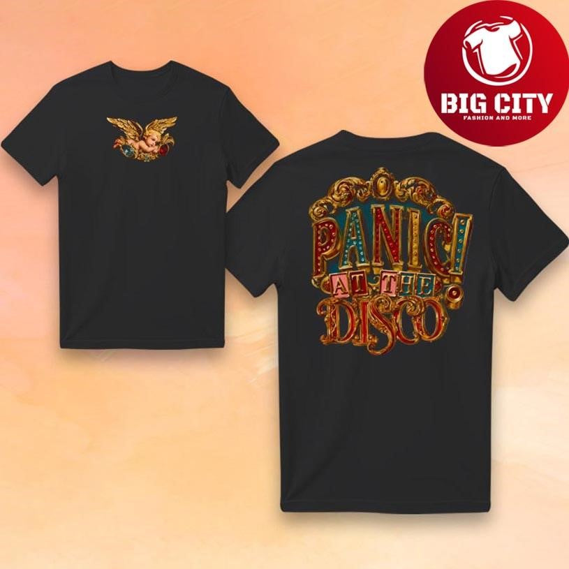 Panic! At The Disco Baroque Angel Pullover 2025 New Two Sided Shirt