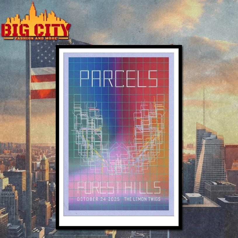 Parcels 10-24-2025 Forest Hills Stadium in Forest Hills NY Poster shirt