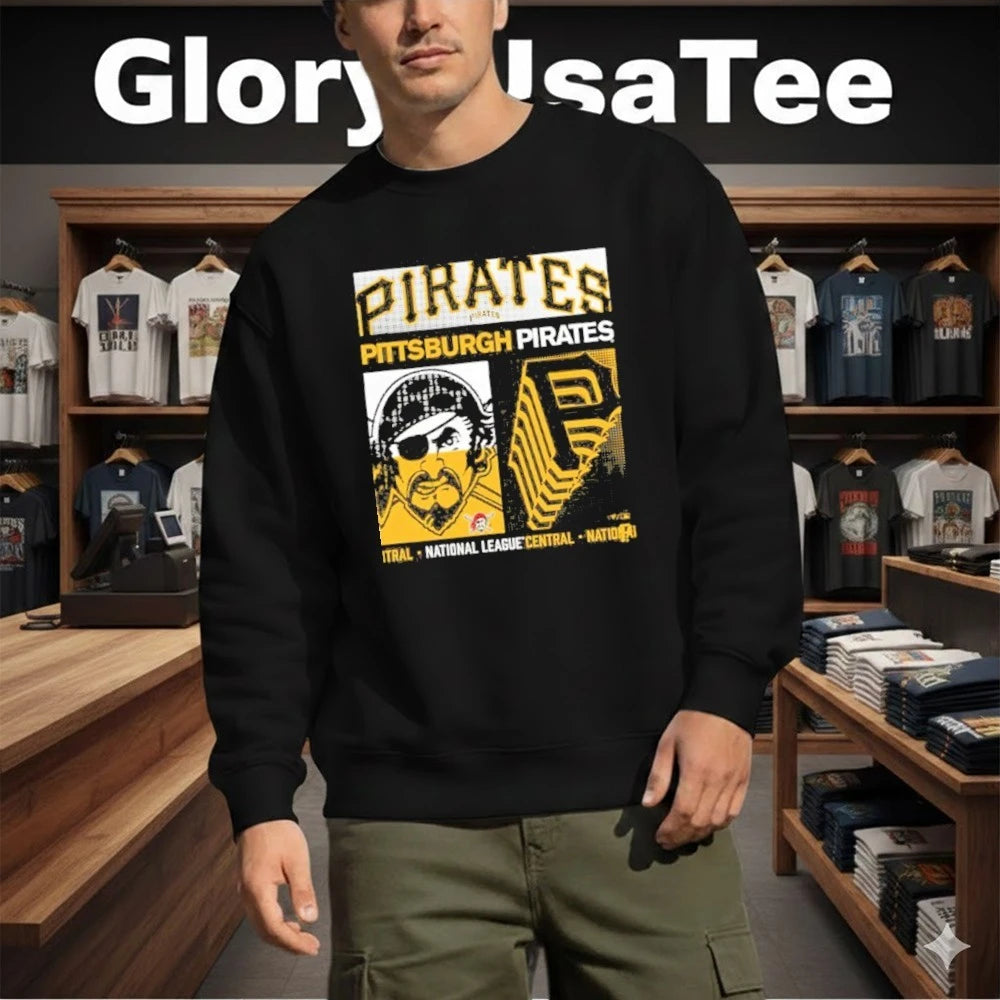 Pittsburgh Pirates Profile Big & Tall Two-Sided Graphic T-Shirt