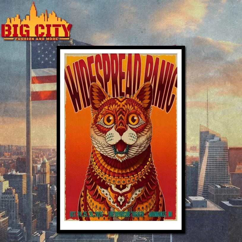 Premium Widespread Panic Oct 24-26 2025 Riverside Theater in Milwaukee WI Poster shirt
