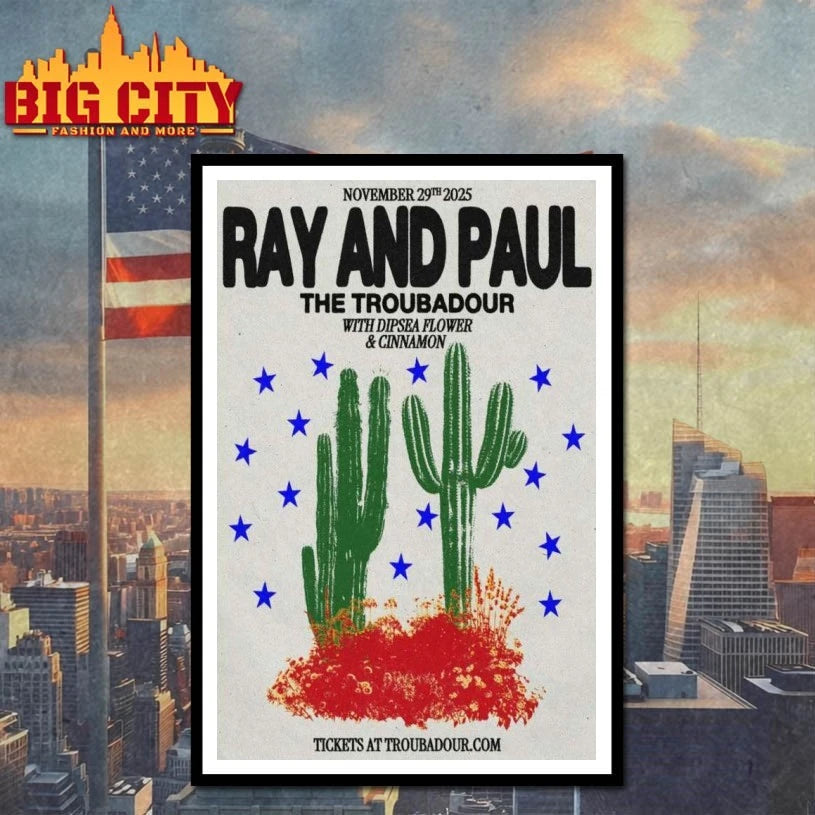 Ray And Paul Nov 29 2025 The Troubadour West Hollywood Poster Shirt