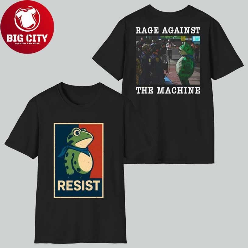Resist Portland Frog Protest Anti ICE Shirt