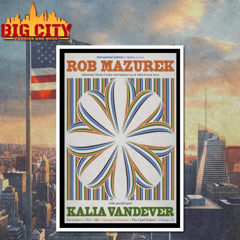 Rob Mazurek & Kalia Vandever December 2, 2025 IA11 Closing Celebration. The Land School, Chicago, Il Poster Shirt