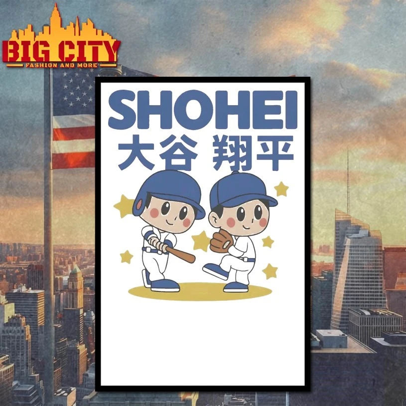 Shohei Ohtani Superstar Cartoon Baseball Mlb Shirt
