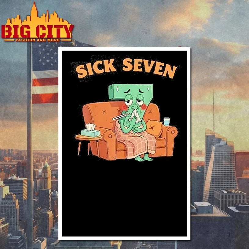 Sick Seven 67 Halloween Costume Fun Wordplay Design shirts