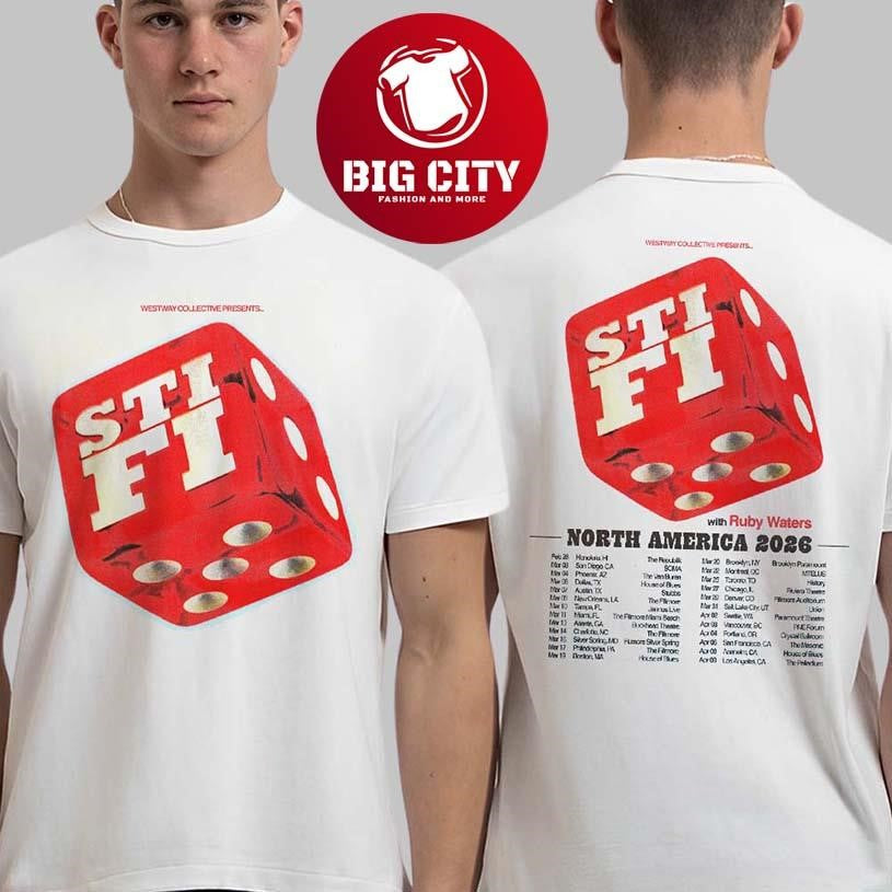 Stick Fingers Band North America 2026 Schedule Dates New Two Sided Shirt