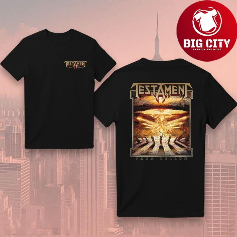 Testament Para Bellum 2025 New Two Sided Shirt