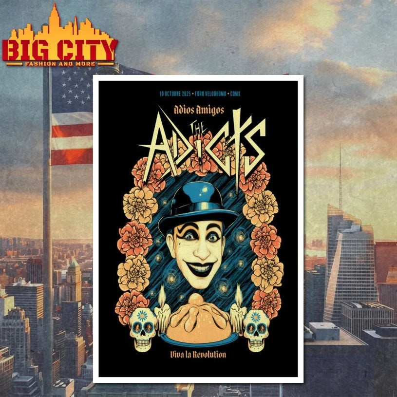 The Adicts Carpa Velodromo CDMX 10.10.2025 Poster shirt