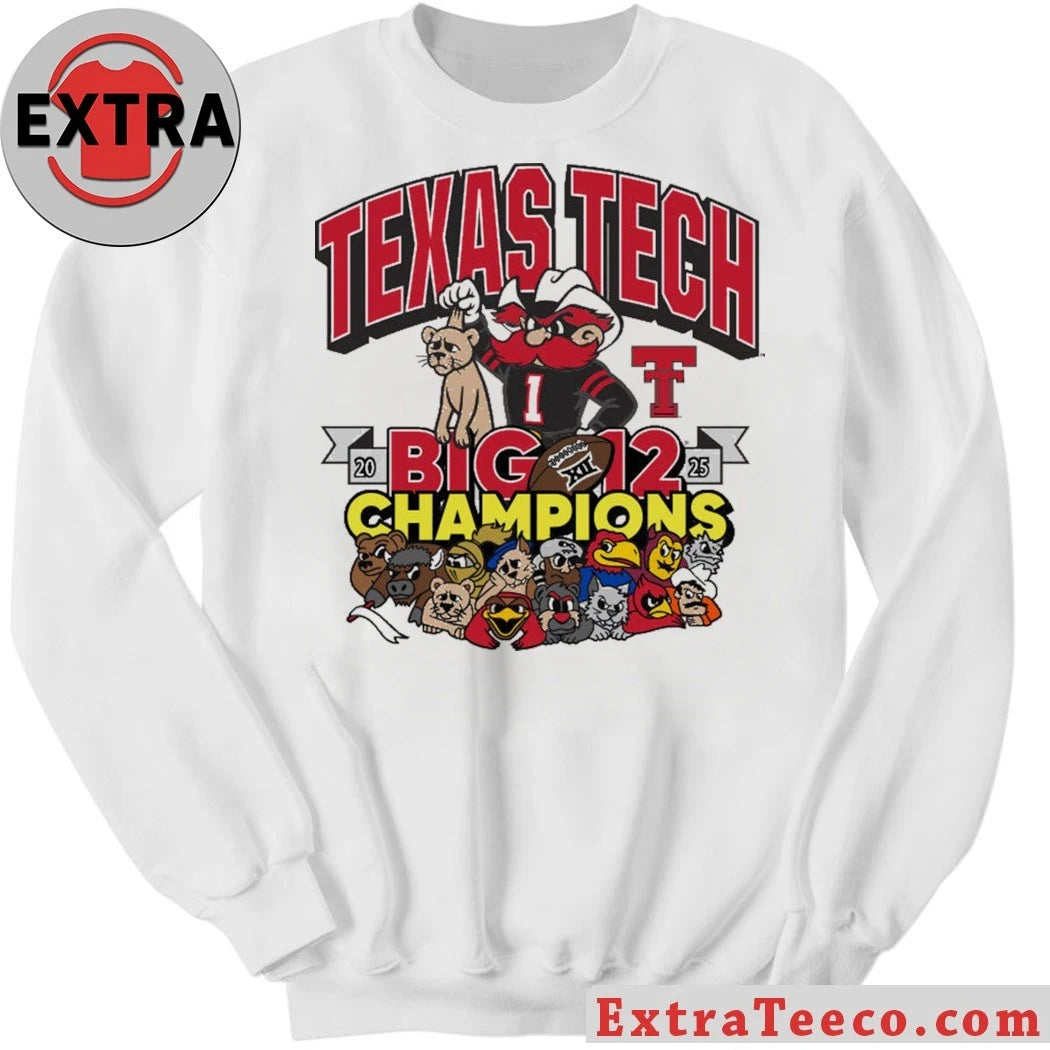 The Texas Tech Red Raiders won the Big Ten football championship on December 6, 2025, 34-7 at AT&T Stadium in Arlington, Texas Shirt