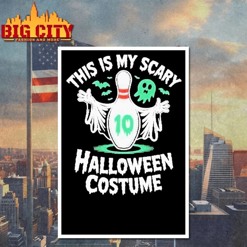 This Is My Scary Halloween Costume Bowling Shirt