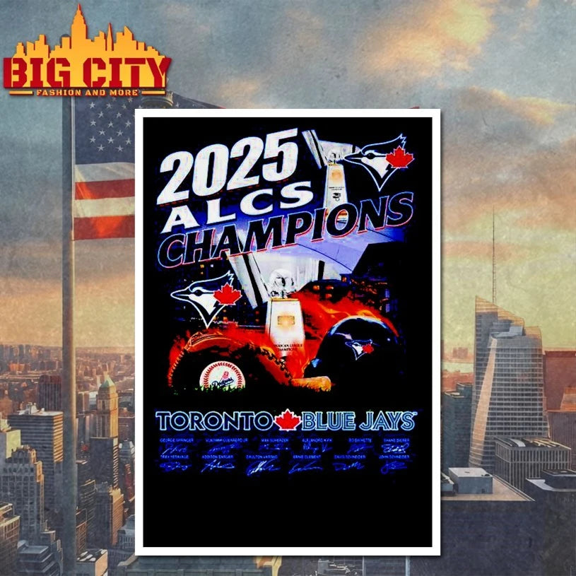 Toronto Blue Jays ALCS Champions 2025 Signatures Shirt