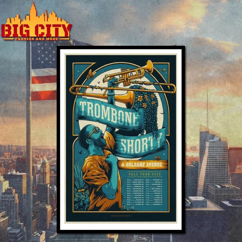 Troy Andrews & Orleans Avenue Fall Tour 2025 Poster Shirt