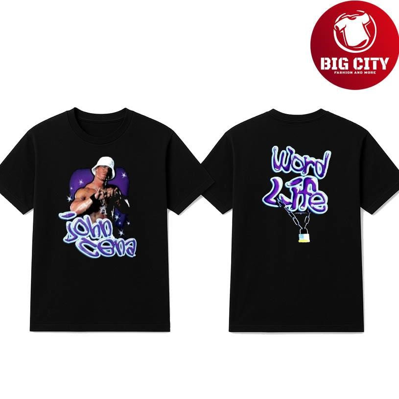 Tyrese Haliburton John Cena Word Life Two Sided Shirt